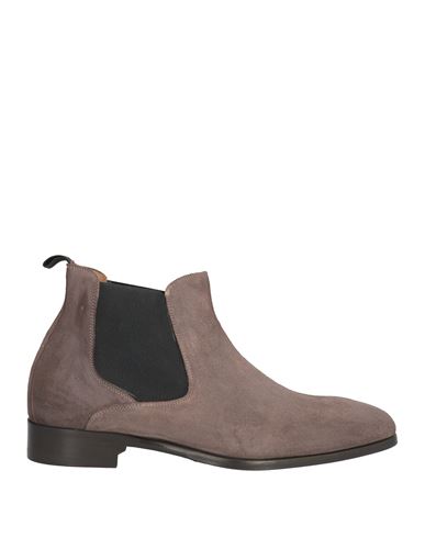 Calpierre Man Ankle Boots Taupe Size 9 Leather