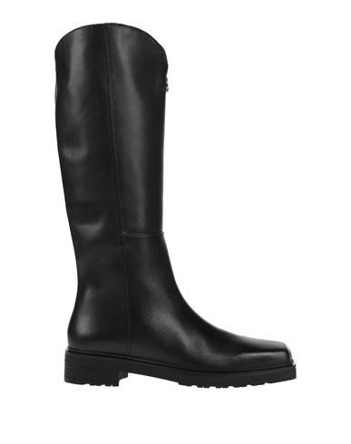 Patrizia Pepe Woman Boot Black Size 7 Leather In Black