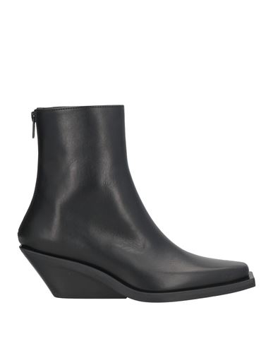 Ann Demeulemeester Woman Ankle Boots Black Size 7.5 Leather