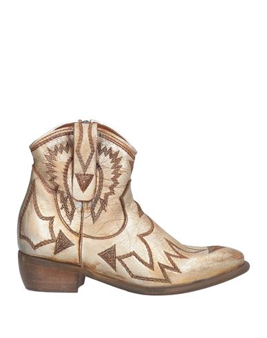 Zoe Woman Ankle Boots Platinum Size 7 Leather