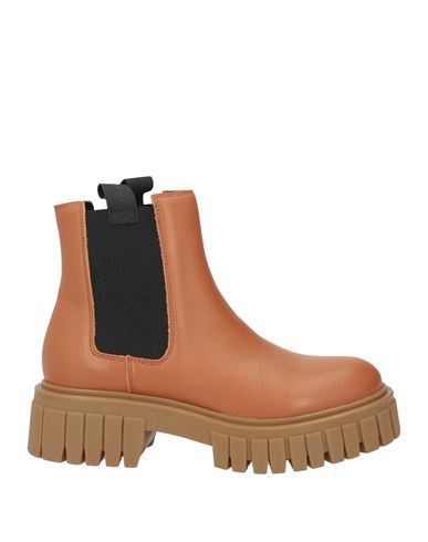 Frau Woman Ankle Boots Camel Size 6 Leather