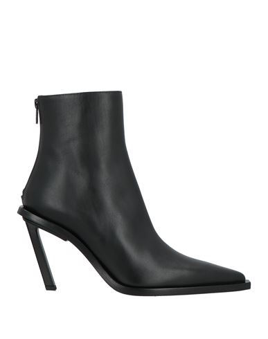 Ann Demeulemeester Woman Ankle Boots Black Size 7.5 Leather