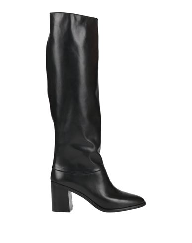 Ottod'ame Woman Boot Black Size 8 Leather