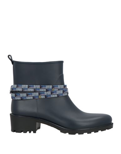 Guess Woman Ankle Boots Midnight Blue Size 11 Rubber