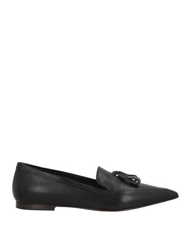Brunello Cucinelli Woman Loafers Black Size 8 Leather