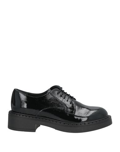 Frau Woman Lace-up Shoes Black Size 7 Leather