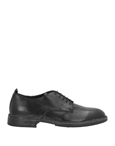 Moma Man Lace-up Shoes Black Size 9 Calfskin In Black
