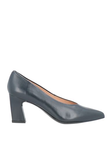 Unisa Woman Pumps Midnight Blue Size 9 Leather