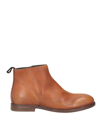 Moma Woman Ankle Boots Tan Size 8 Calfskin In Brown