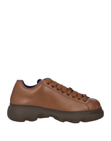 Burberry Man Sneakers Brown Size 12 Calfskin