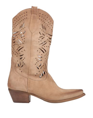 Zoe Woman Ankle Boots Beige Size 6 Leather