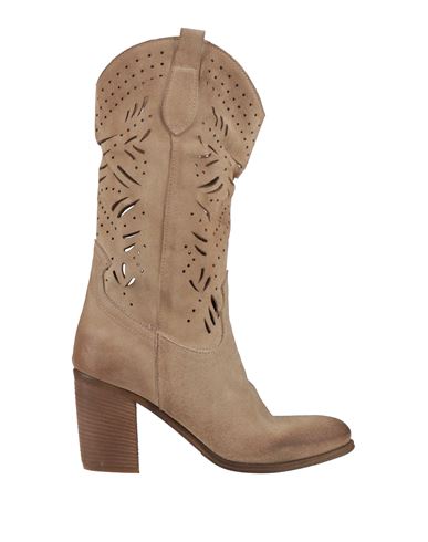Zoe Woman Ankle Boots Beige Size 5 Leather