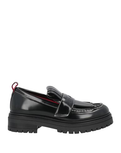 Max & Co . Woman Loafers Black Size 6 Synthetisches Material