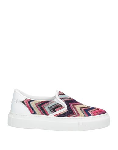 Missoni Sport Woman Sneakers Fuchsia Size 8 Textile Fibers
