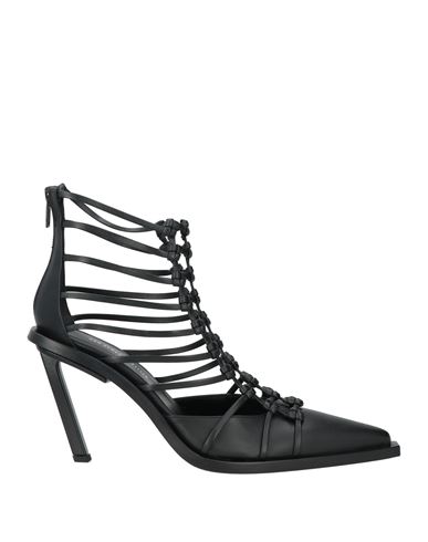 Ann Demeulemeester Woman Ankle Boots Black Size 7 Leather