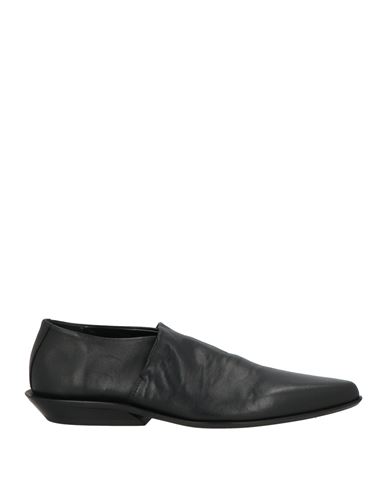 Ann Demeulemeester Woman Loafers Black Size 8 Leather