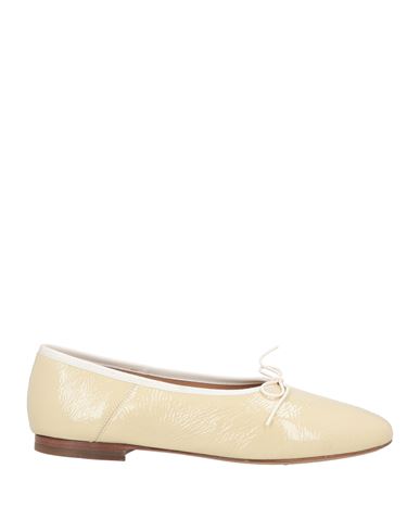 Mansur Gavriel Woman Ballet Flats Cream Size 8 Leather In Neutral