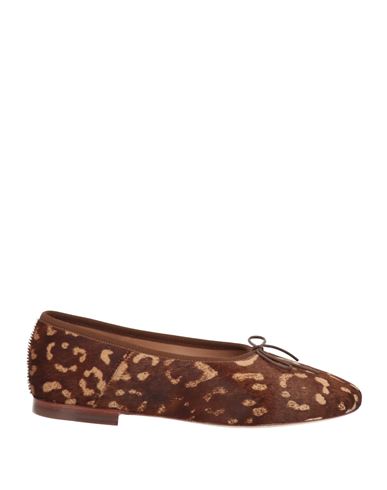 Mansur Gavriel Woman Ballet Flats Brown Size 6 Leather In Brown