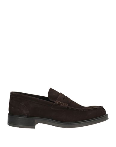 Alessandro Gilles Man Loafers Dark Brown Size 6 Leather