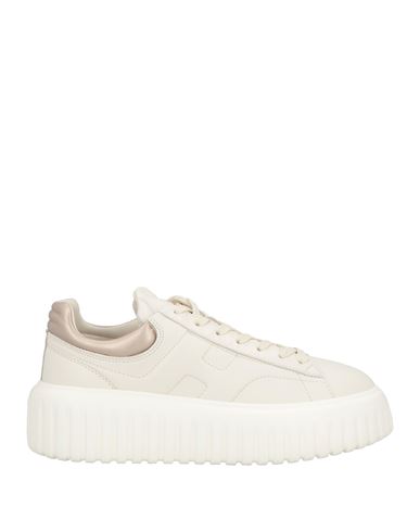 Hogan Woman Sneakers Off White Size 11 Leather In White