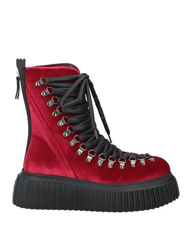 Agl Attilio Giusti Leombruni Agl Woman Ankle Boots Red Size 7 Textile Fibers