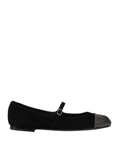 Agl Attilio Giusti Leombruni Agl Woman Ballet Flats Black Size 8 Leather