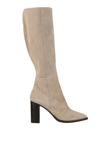 Divine Follie Woman Boot Light Grey Size 8 Leather