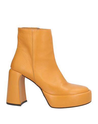 Valini Woman Ankle Boots Marigold Size 10 Leather