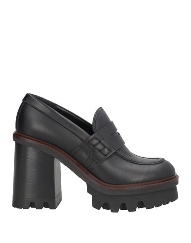 Agl Attilio Giusti Leombruni Agl Woman Loafers Black Size 8 Leather