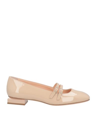 Agl Attilio Giusti Leombruni Agl Woman Ballet Flats Beige Size 8 Leather
