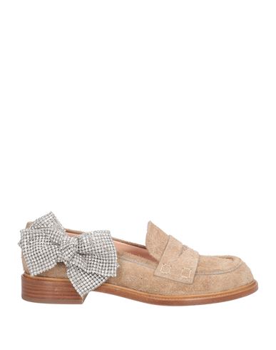 Agl Attilio Giusti Leombruni Agl Woman Loafers Sand Size 12 Leather
