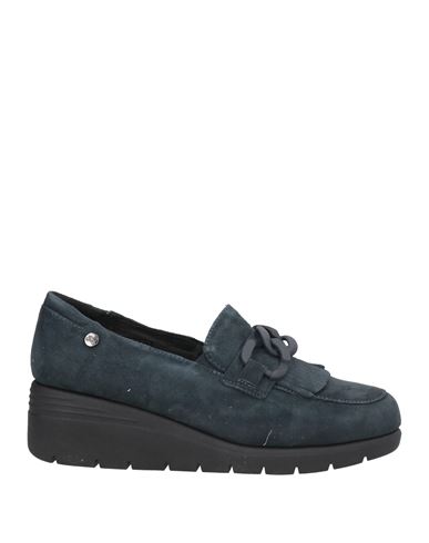 Melluso Woman Loafers Blue Size 9 Leather
