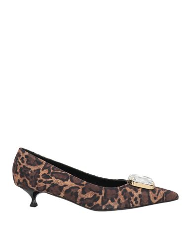 Agl Attilio Giusti Leombruni Agl Woman Pumps Beige Size 8 Leather