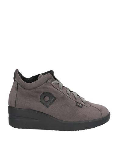 Agile By Rucoline Woman Sneakers Grey Size 7 Textile Fibers