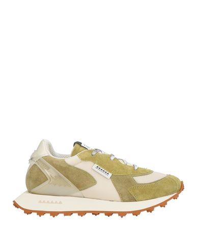 Run Of Man Sneakers Lime Green Size 4 Leather In Green