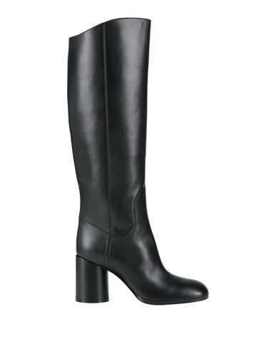 Casadei Woman Boot Black Size 8 Leather In Black