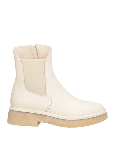 Agl Attilio Giusti Leombruni Agl Woman Ankle Boots Off White Size 7.5 Leather