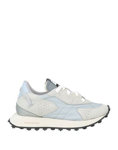 Run Of Woman Sneakers Sky Blue Size 8 Leather, Textile Fibers