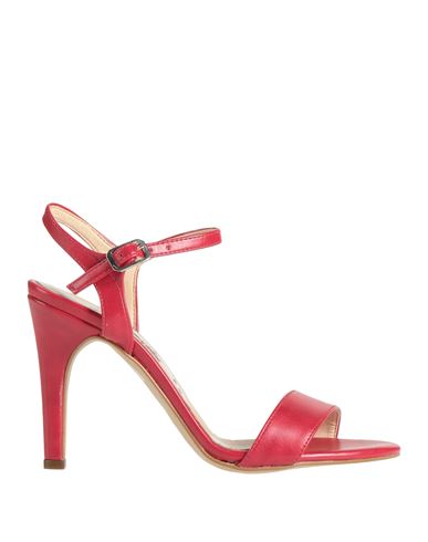 Ottocento Mary Moda Woman Sandals Red Size 6 Textile Fibers