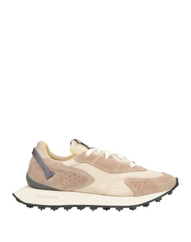 Run Of Woman Sneakers Sand Size 9 Leather, Textile Fibers