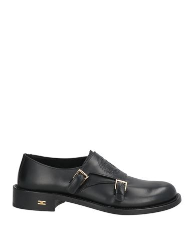 Elisabetta Franchi Woman Loafers Black Size 8 Leather