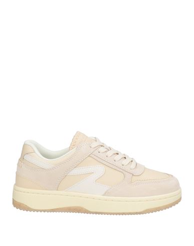 Rag & Bone Woman Sneakers Beige Size 8 Leather, Textile Fibers