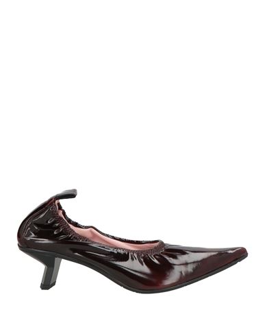 Ras Woman Pumps Burgundy Size 8 Textile Fibers