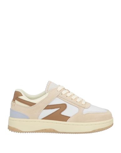 Rag & Bone Woman Sneakers Beige Size 8 Leather, Textile Fibers