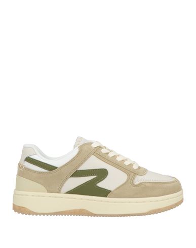 Rag & Bone Woman Sneakers Sage Green Size 8 Leather, Textile Fibers