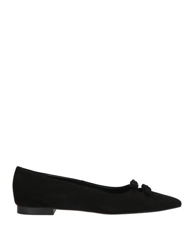 Zinda Woman Ballet Flats Black Size 8 Leather