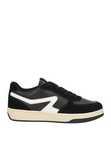 Rag & Bone Man Sneakers Black Size 9 Leather, Textile Fibers