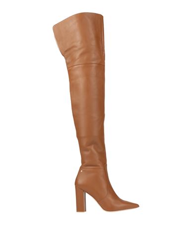 Elisabetta Franchi Woman Boot Tan Size 6 Leather
