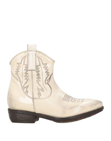Zoe Woman Ankle Boots Cream Size 6 Leather In White