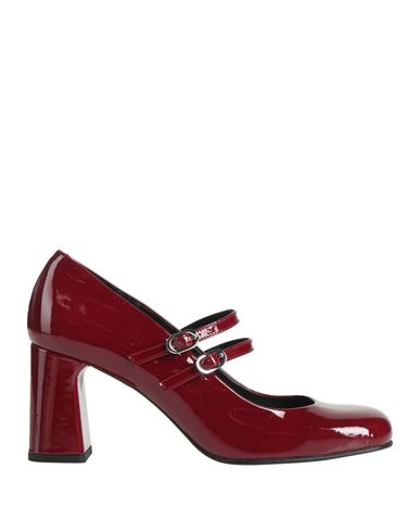 Zinda Woman Pumps Red Size 6 Leather